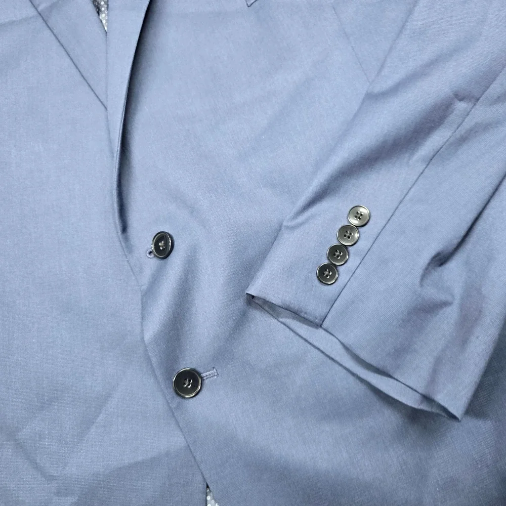 Shaquille O'Neal XLG‎ Blazer Mens 56S 56 Blue Sport Coat Two Button Lined